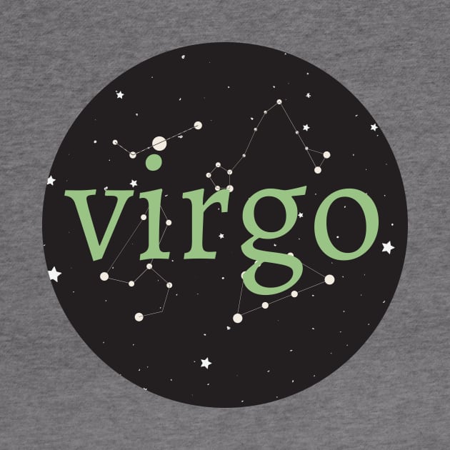 Virgo Zodiac Sign Star Circle by magicae